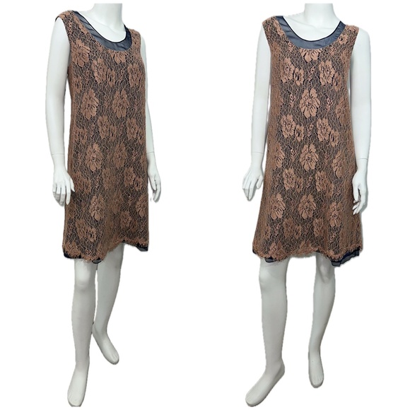 PINK LACE! W/Tags! Carolina Herrera $2290 Runway Flirty Silk Bow A-Line Dress 10 - Picture 3 of 10